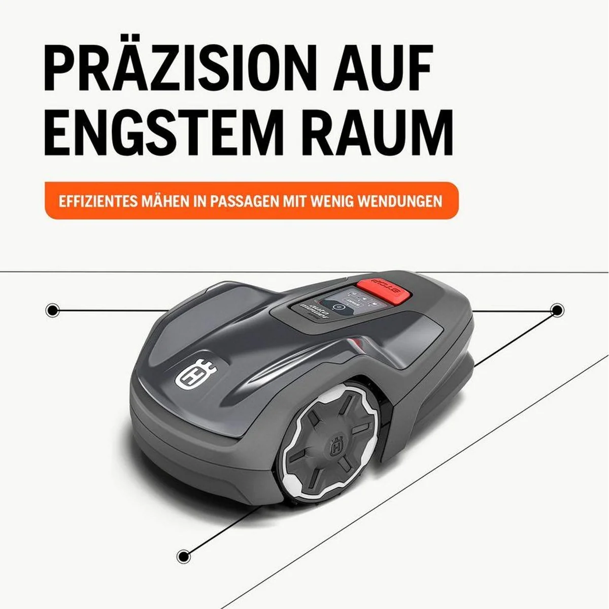 Husqvarna Automower Aspire R4, für 400 m² Fläche, App-gesteuert 3