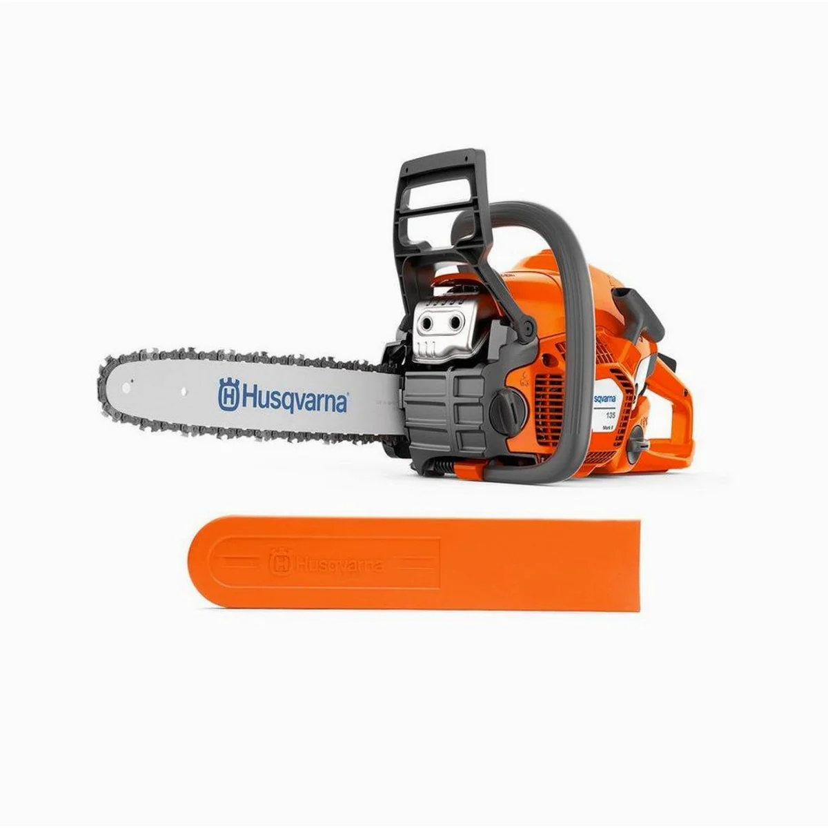 Husqvarna 135 Mark II Benzin-Kettensäge, leistungsstarker X-Torq Motor, 35 cm Schwertlänge, LowVib Technologie