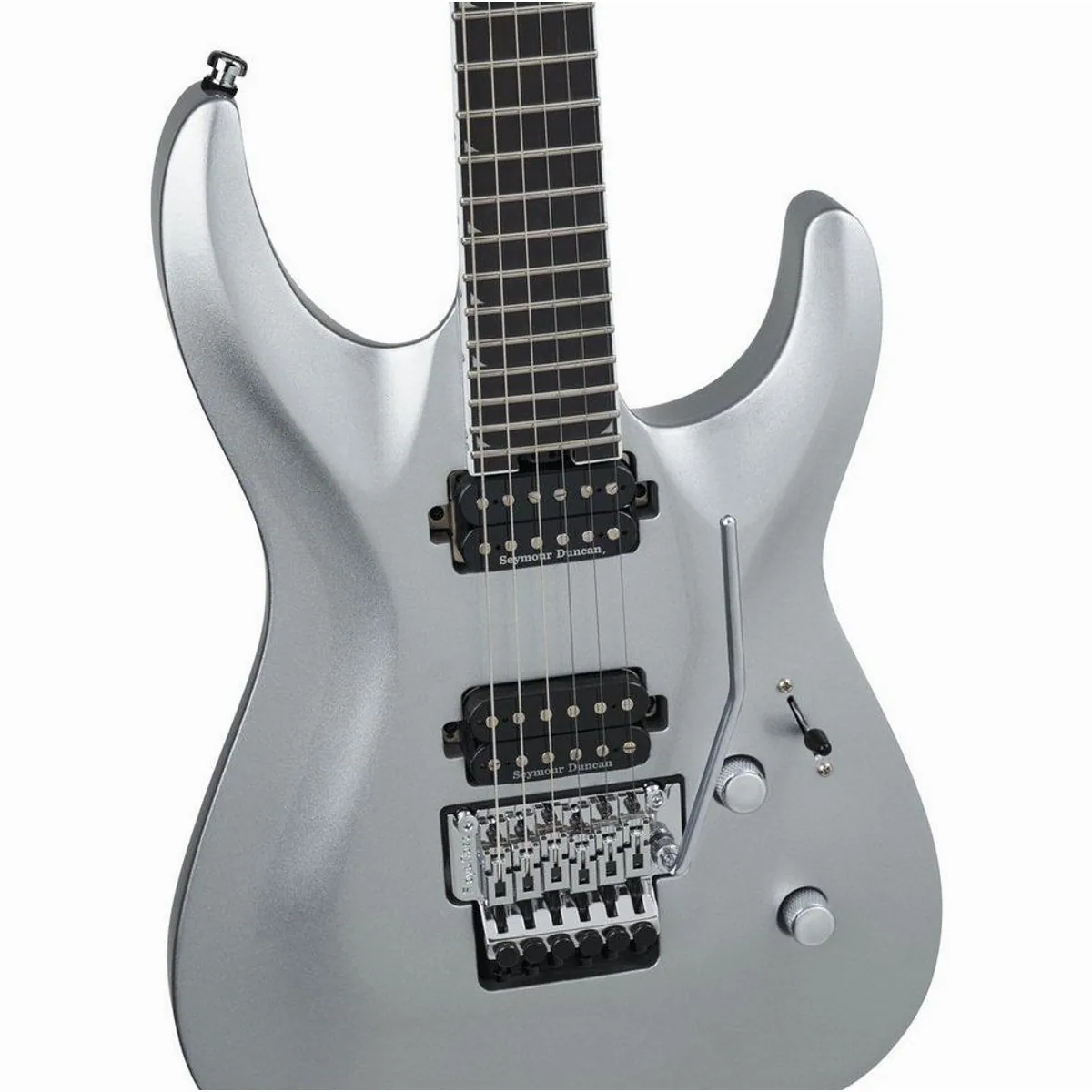 Jackson Pro Plus Soloist SLA2 EB Quicksilver, ergonomischer Korpus, hochwertige Tonabnehmer 3