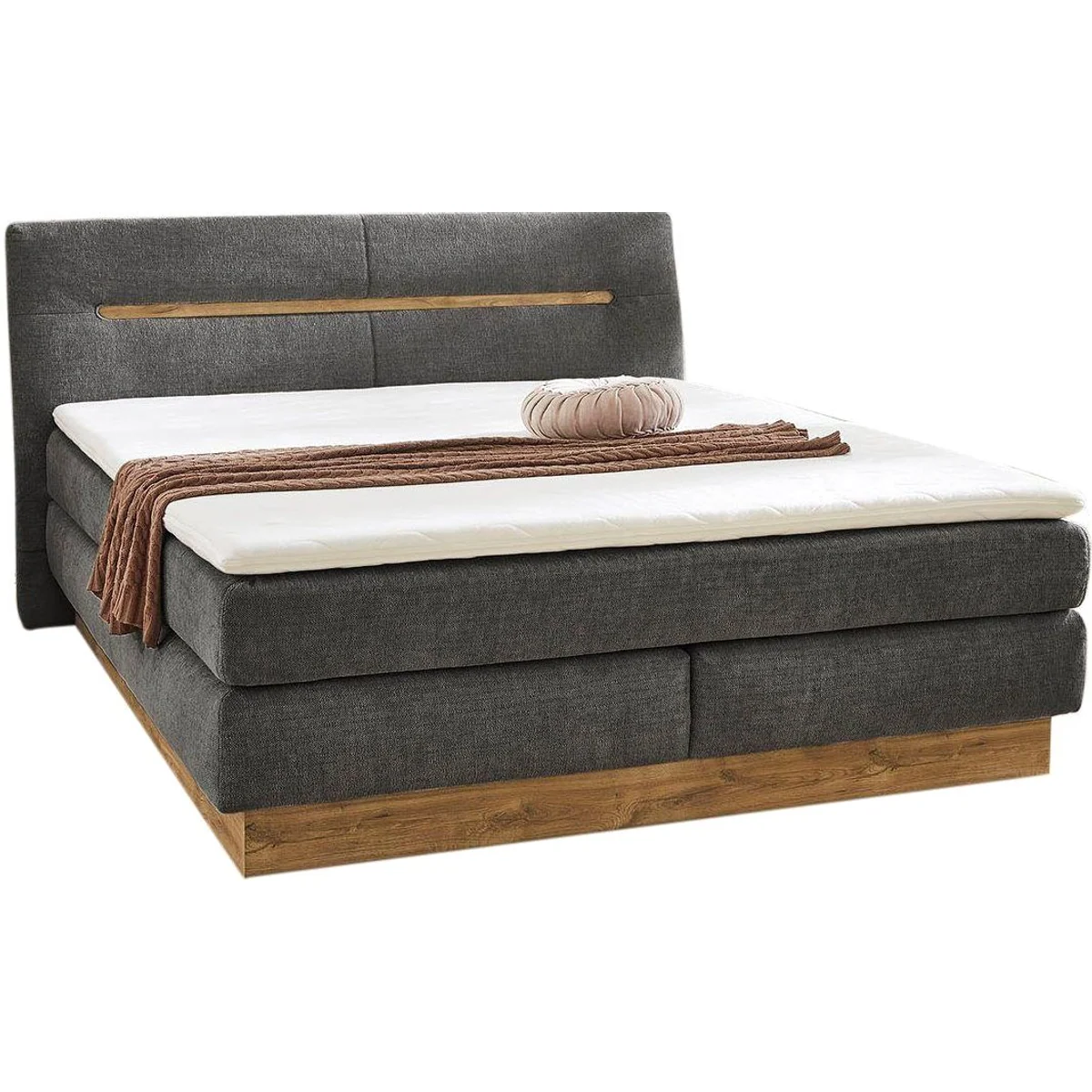 Jockenhöfer Gruppe Boxspringbett Nika, 180x200 cm, mit Bettkasten & Topper — elegantes Design, hoher Schlafkomfort, individuelle Härtegrade 2