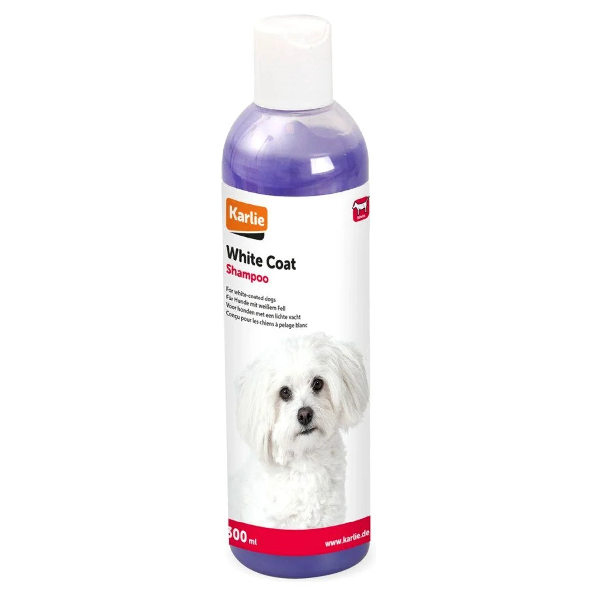Karlie Tiershampoo für Hunde, Pflege für strahlendes Weiß und Silberglanz