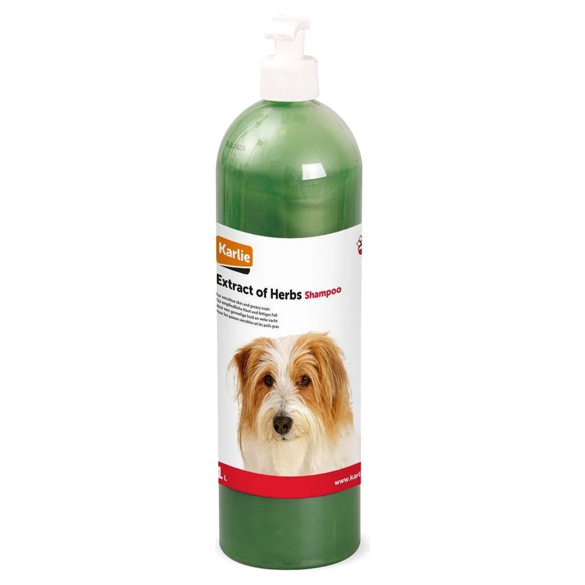 Karlie Kräutershampoo, sanfte Reinigung für Hunde und Katzen, 1000 ml