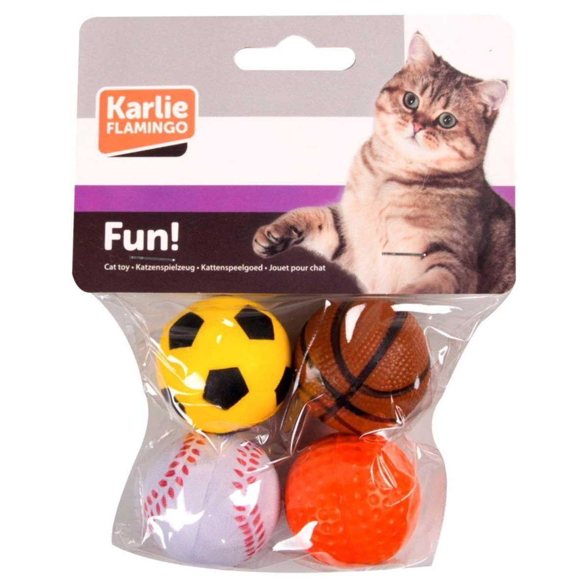 Karlie Tierball Katzenspielzeug, vielseitig und robust — für maximale Spielfreude
