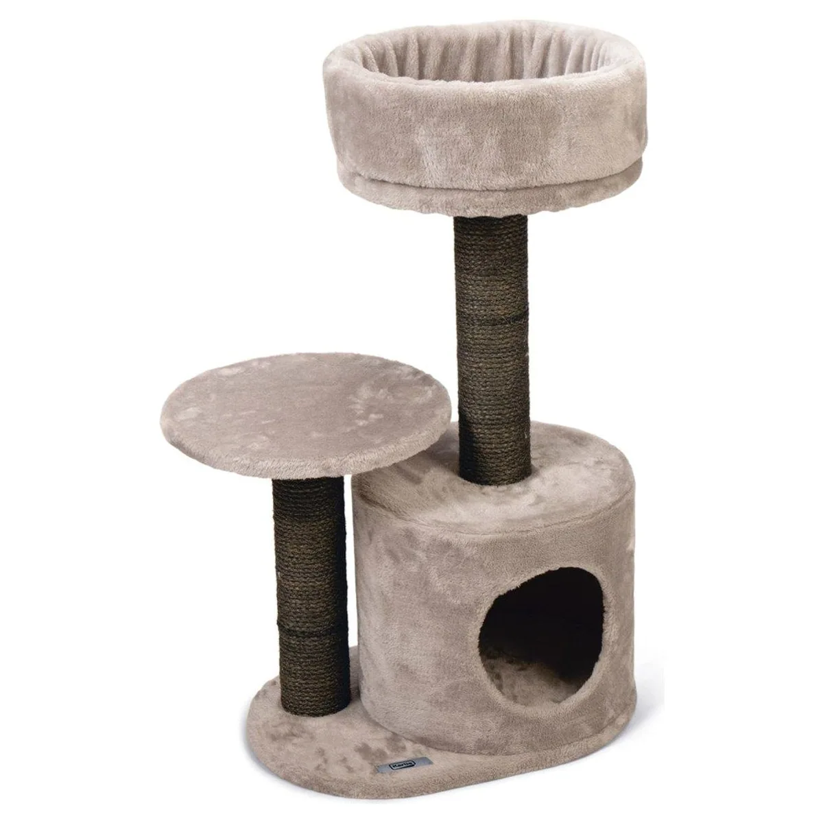 Karlie Kratzbaum Arvid grau, stilvolles Design, optimale Spiel- und Ruheflächen, langlebige Materialien