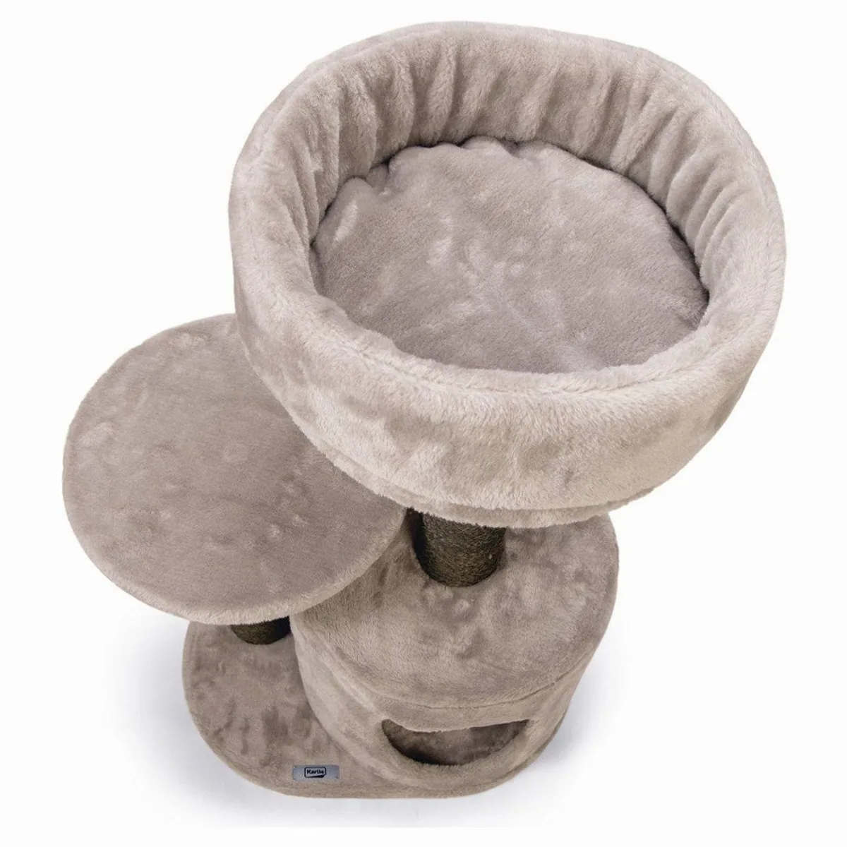 Karlie Kratzbaum Arvid grau, stilvolles Design, optimale Spiel- und Ruheflächen, langlebige Materialien 2