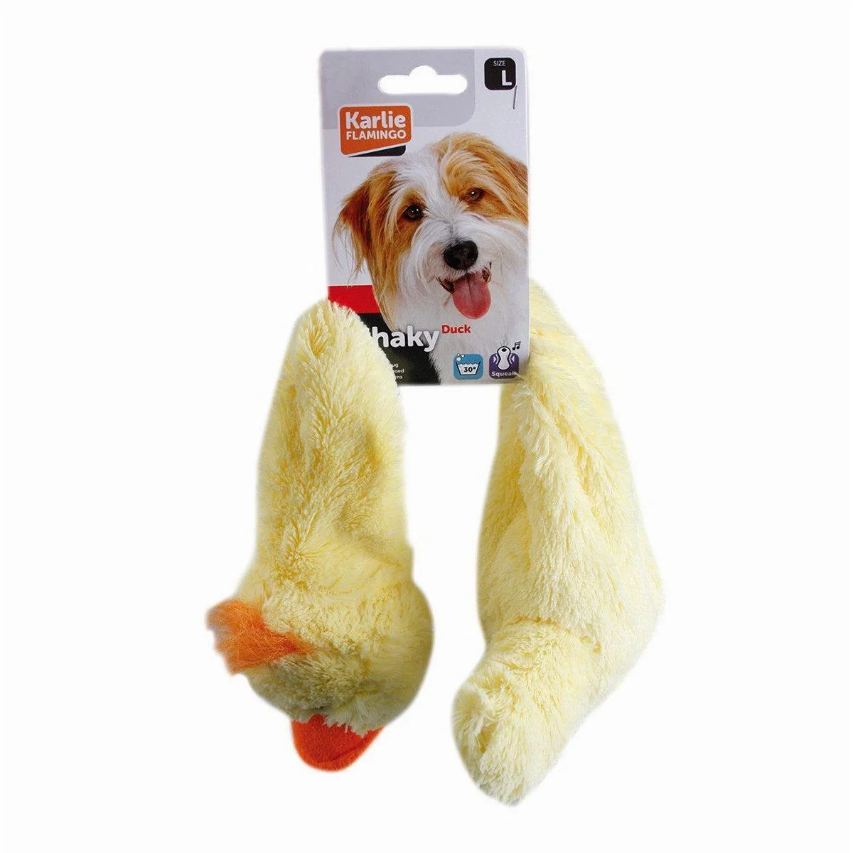 Karlie Shaky Küken Hundespielzeug, besonderes Shake Design, Quietscher integriert 4