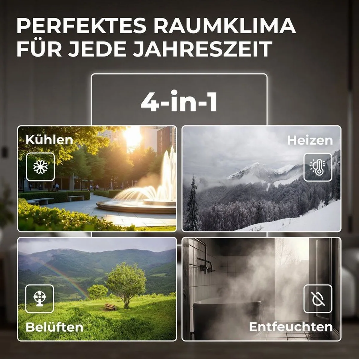 Kältebringer Split-Klimaanlage R290, 9.000 BTU, A+++ Energieeffizienz, Leise im Betrieb 3