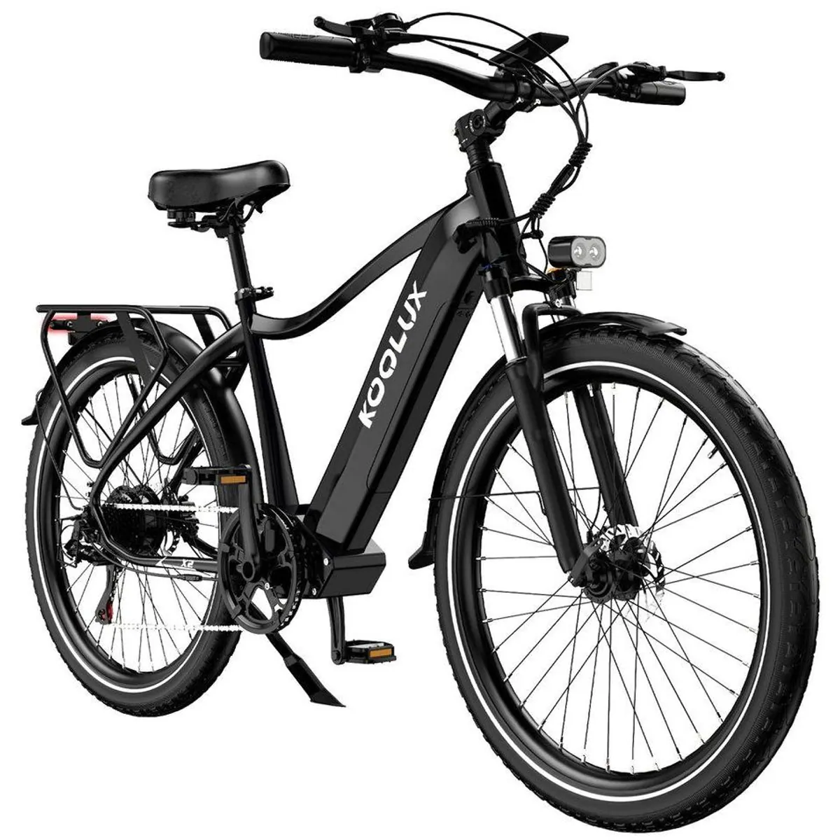 KOOLUX E-Bike 26 Zoll, leistungsstarker Heckmotor, 624 Wh Akku — Komfort, Reichweite, Sicherheit