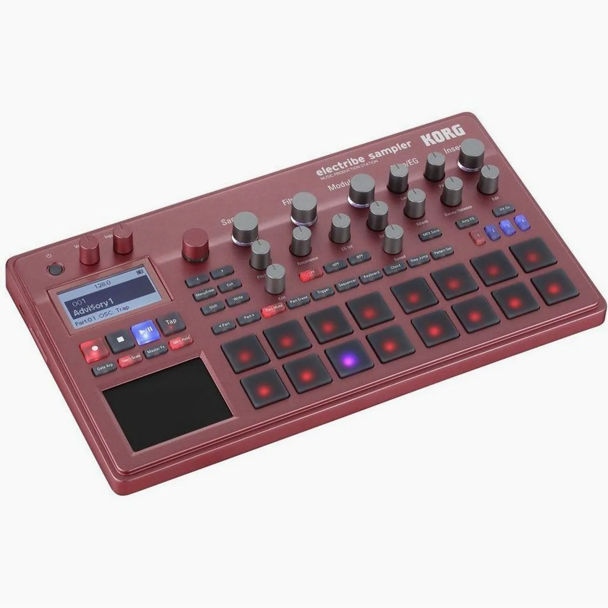 Korg Electribe Sampler Red, moderne Beat Machine, intuitiver Workflow, vielseitige Effekte 2