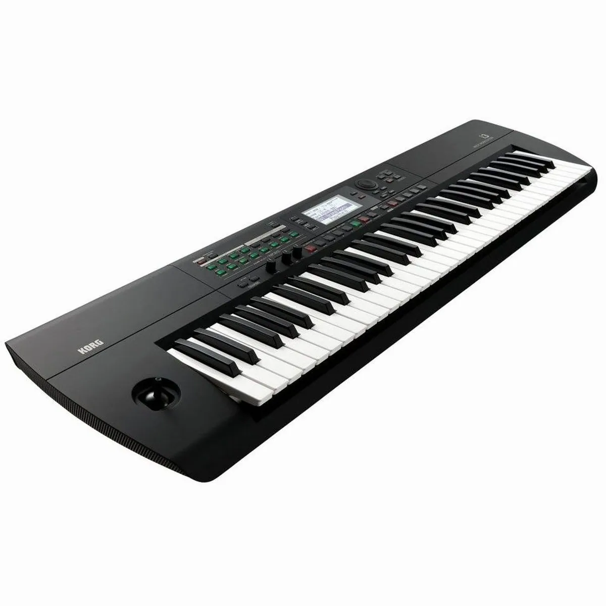 Korg i3 Black Synthesizer, 61 anschlagsdynamische Tasten, umfangreiche Klangbibliothek 3