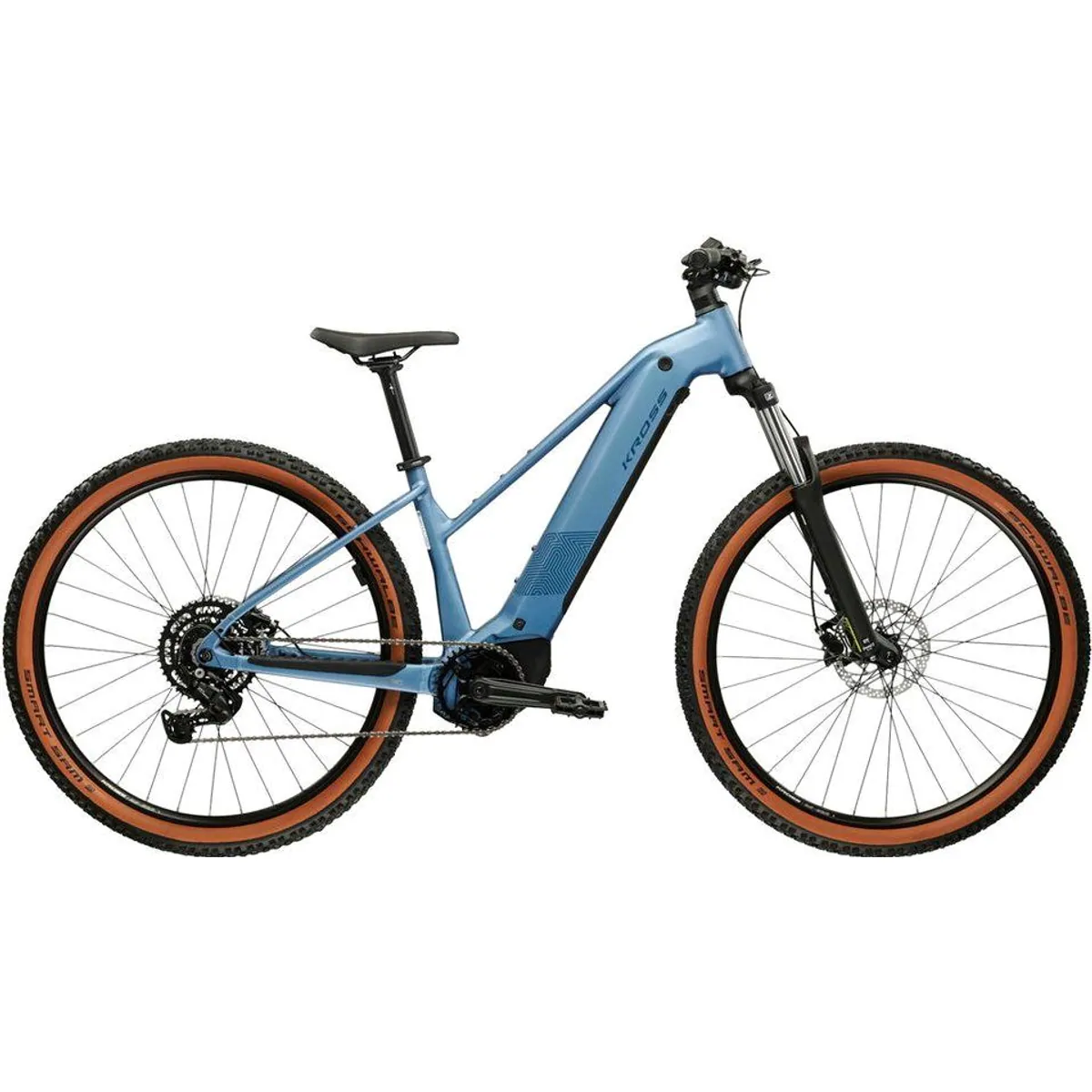 Kross Influx Hybrid 2.0 E-Bike, kraftvoller BOSCH Motor, 600 Wh Akku — 29 Zoll, 9 Gänge, komfortable Federgabel