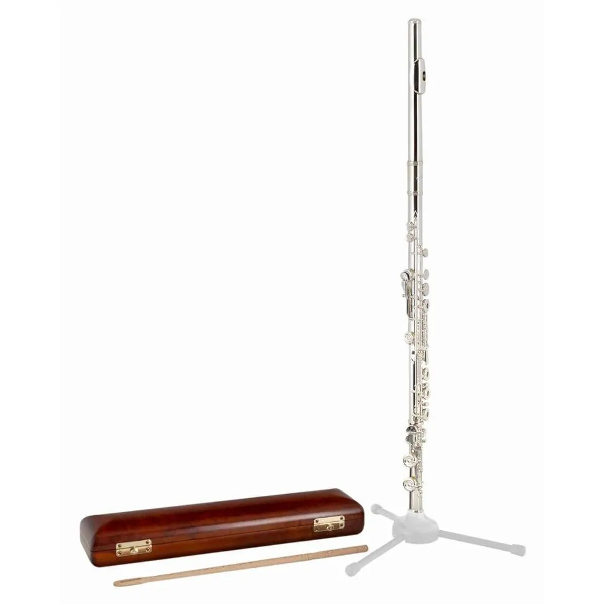 Lechgold FL-19/5R Querflöte, versilbert, Offset-Ausführung — hervorragende Spielbarkeit, elegantes Design, inklusive Zubehör 3