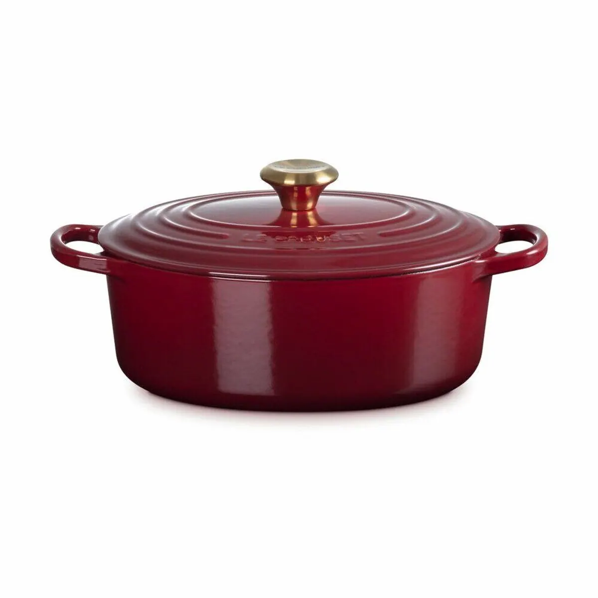 Le Creuset Bräter 31 cm Signature Rhone, emailliertes Gusseisen, effizient und langlebig