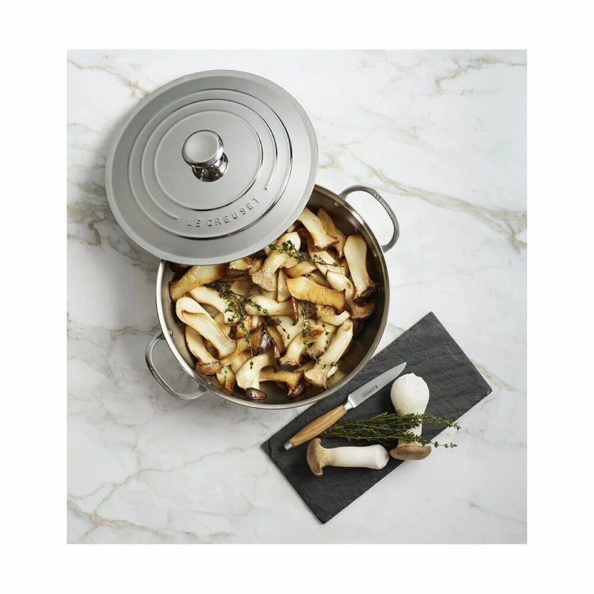 Le Creuset 4-tlg. Topf-Set, Edelstahl & Aluminium, gleichmäßige Wärmeverteilung 4