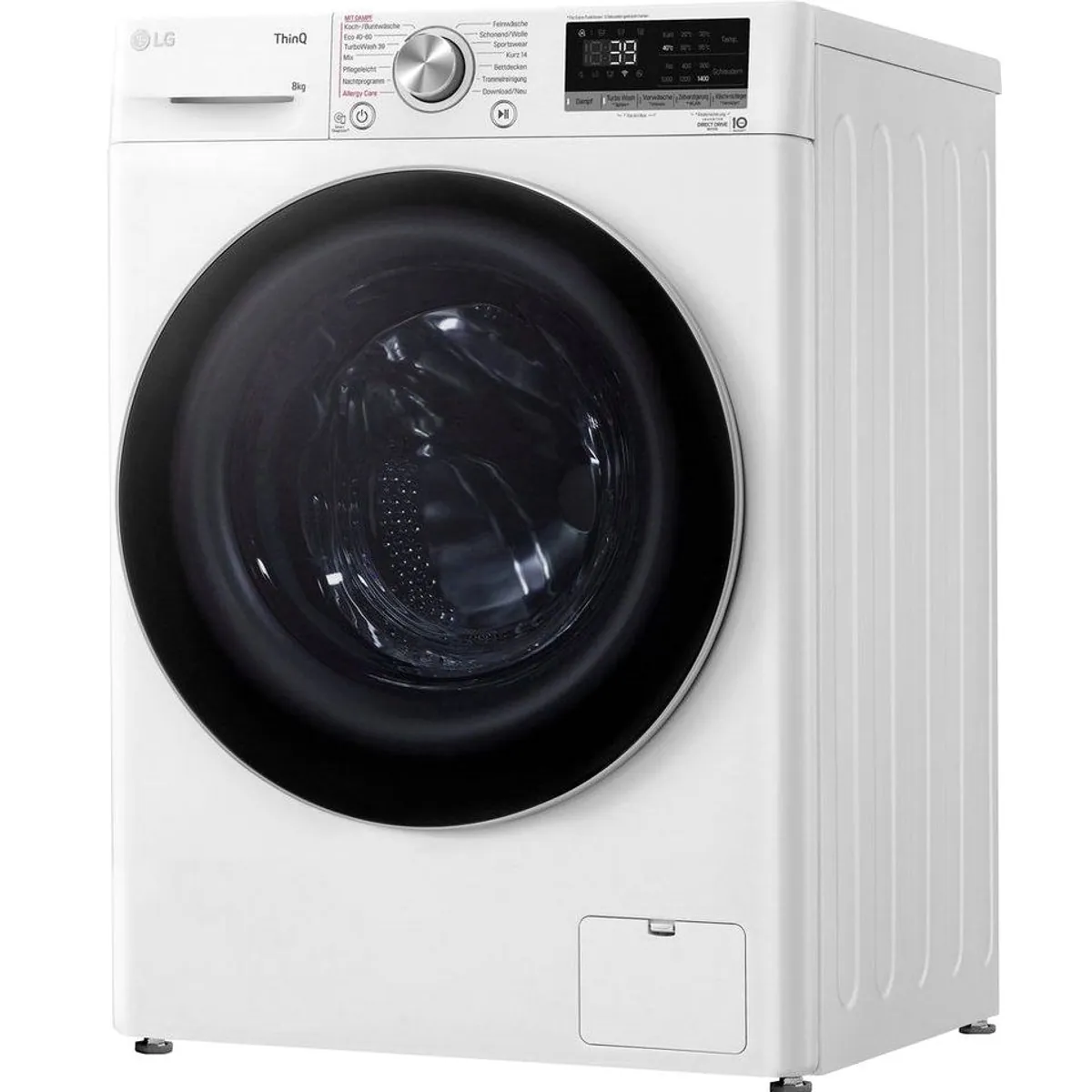 LG F4WV708P1E Waschmaschine, 8 kg, 1400 U/min, TurboWash für blitzschnelles Waschen 3
