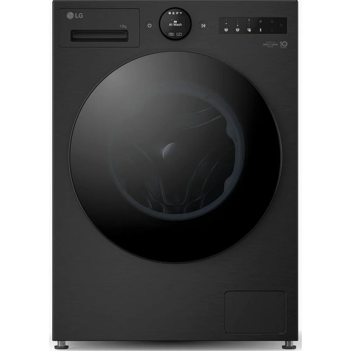LG F4WX803YB Waschmaschine, 13 kg Fassungsvermögen, 1400 U/min, Sicherheitsglastür