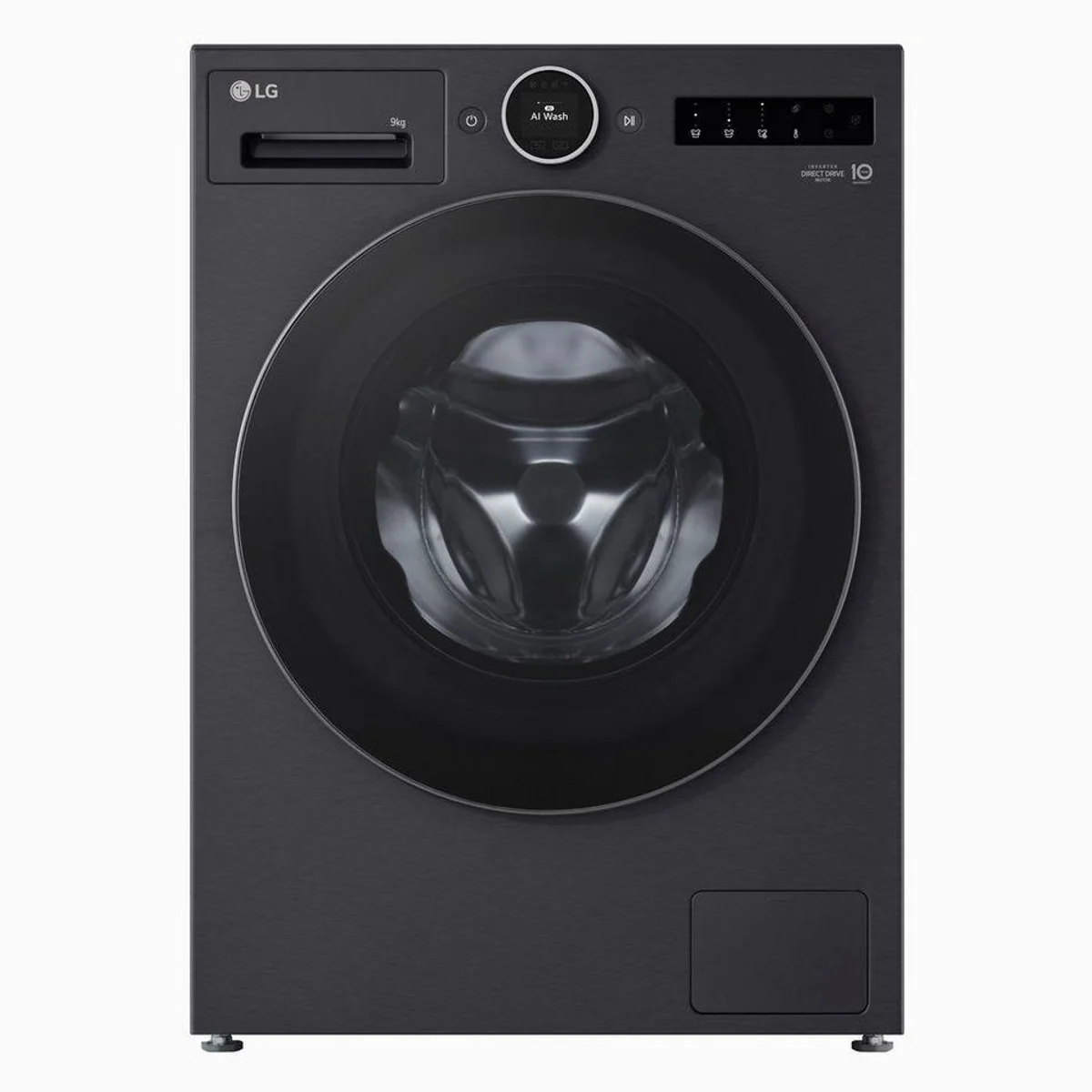 LG F4WX9092B Waschmaschine, 9 kg Fassungsvermögen, 1400 U/min — Energieeffizienz A, Nachlegefunktion, Mengenautomatik 2