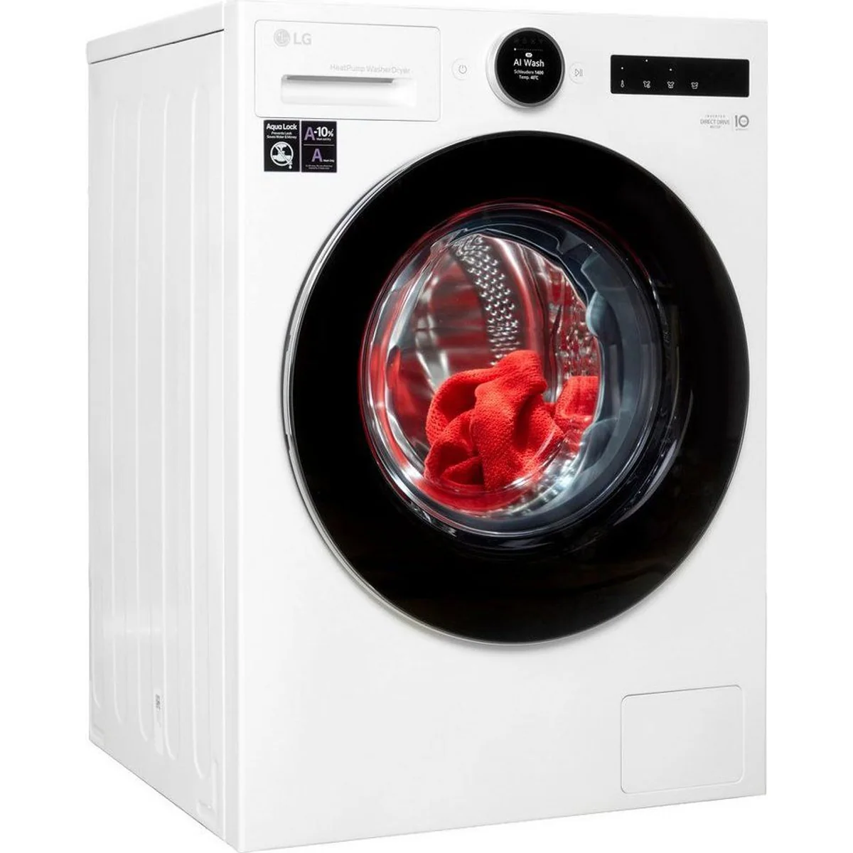 LG HPWD096C Waschtrockner, 9 kg Waschen, 6 kg Trocknen, Dual Inverter Wärmepumpe