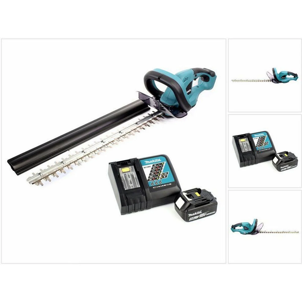 Makita DUH 523 Akku-Heckenschere, präziser Schnitt, ergonomisches Design, geräuscharm