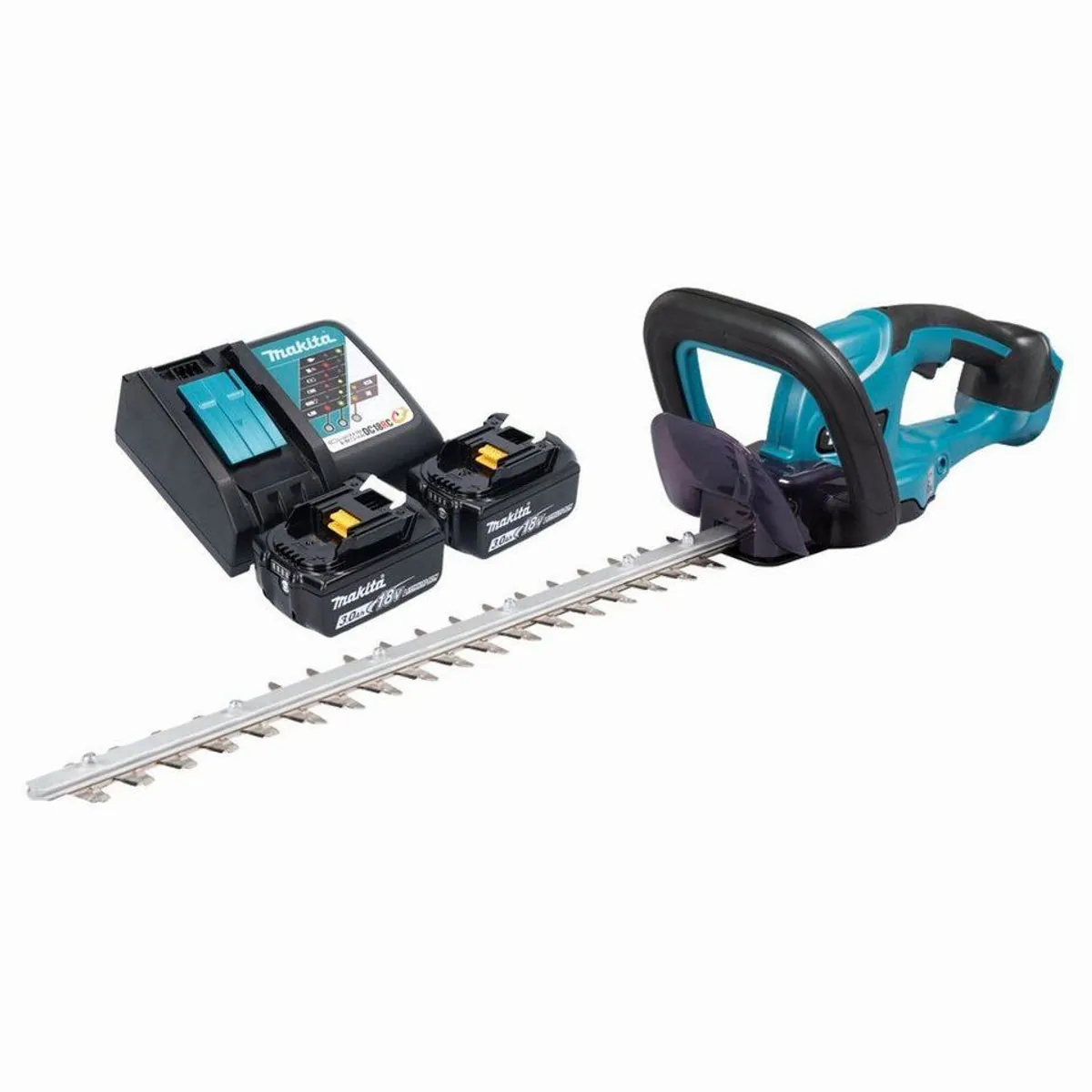 Makita DUH 507 Akku-Heckenschere, kraftvoll, leise, vibrationsarm — 18 V, 50 cm, 2x Akku 3,0 Ah 2