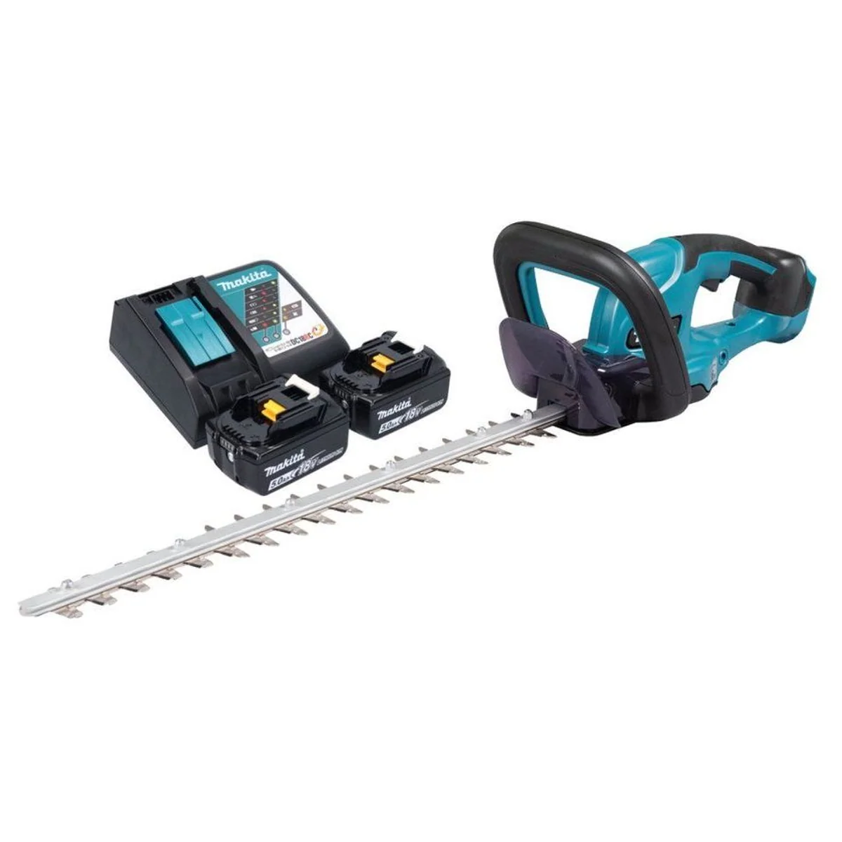 Makita DUH 507 Akku-Heckenschere, 18 V, 50 cm Schnittlänge, 2x 5,0 Ah Akku 2