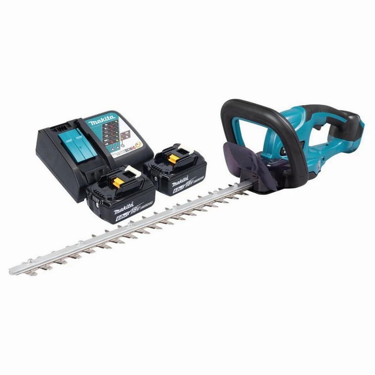 Makita DUH 507 Akku-Heckenschere, 18 V, 50 cm Schnittlänge, 2x 6,0 Ah Akkus 2