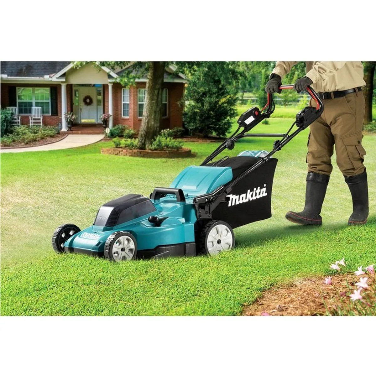 Makita DLM481Z Akku-Rasenmäher, 48 cm Schnittbreite, Radantrieb, 36 Volt 3