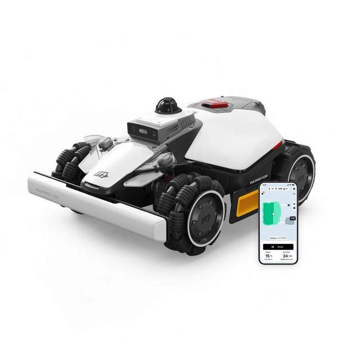 Mammotion LUBA Mini 2 AWD Mähroboter, 360° LiDAR, intelligente Kartierung, ohne Begrenzungskabel
