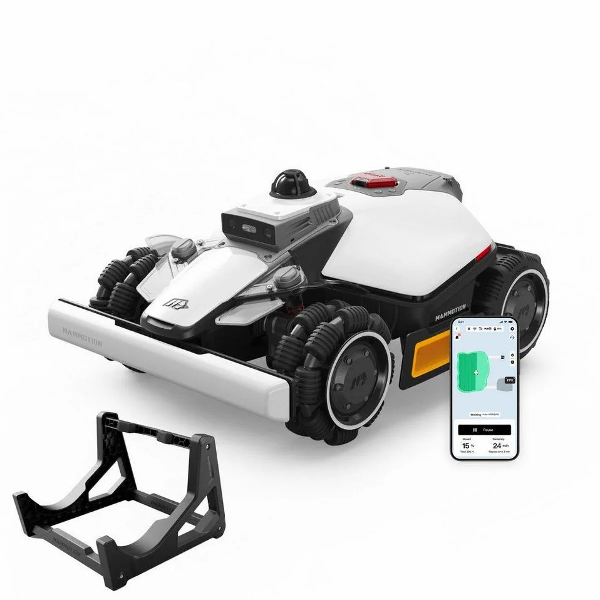 Mammotion LUBA Mini 2 AWD Mähroboter, 360° LiDAR, intelligente Kartierung, robustes Design