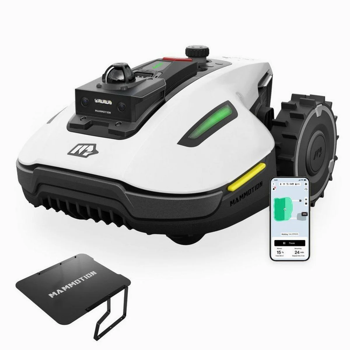 Mammotion YUKA Mini 2 Rasenmähroboter, 360° LiDAR, KI Vision-Navigation, drop mow-Modus