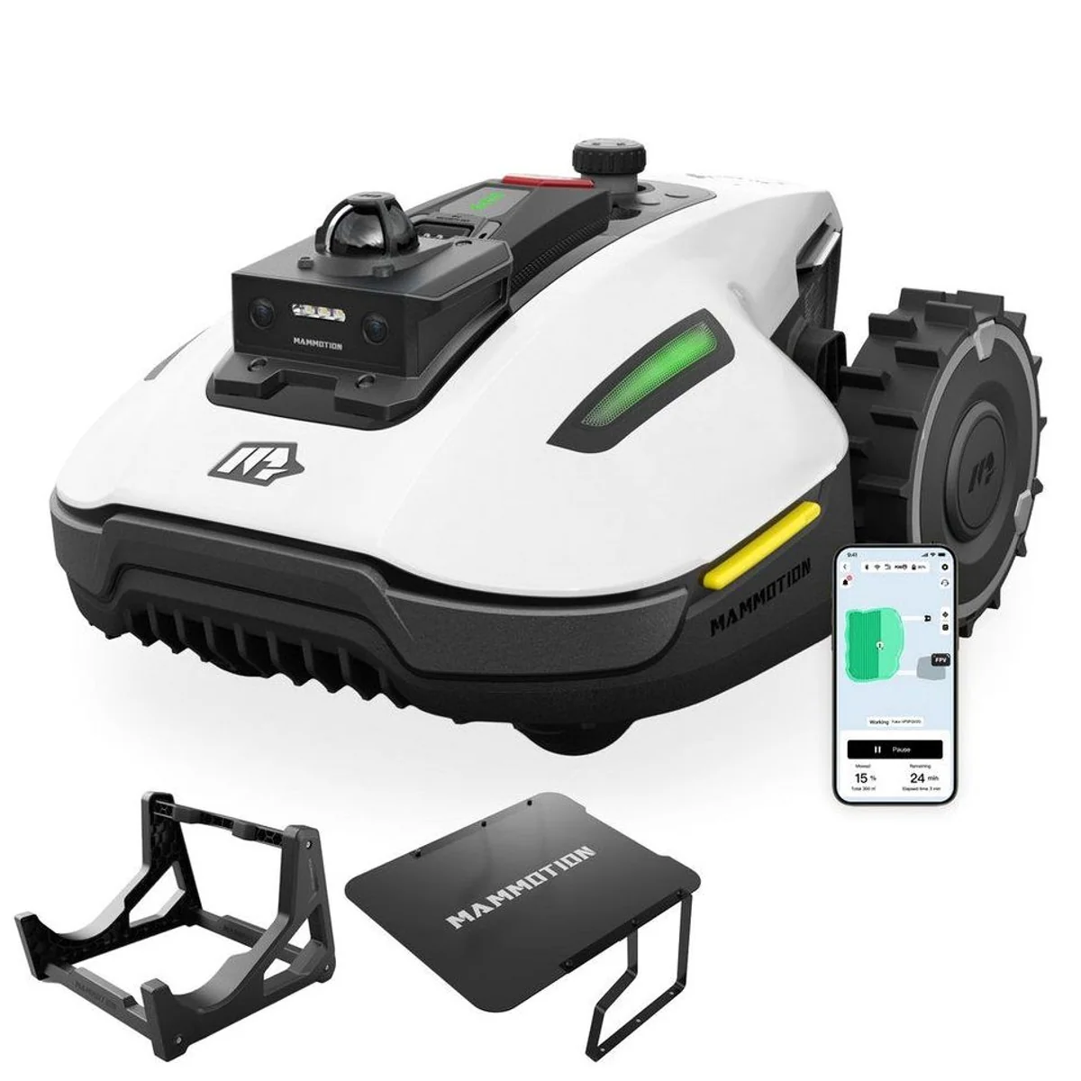 Mammotion YUKA Mini 2 Mähroboter, 360° LiDAR, KI Navigation, bis 1000 m² Rasenfläche