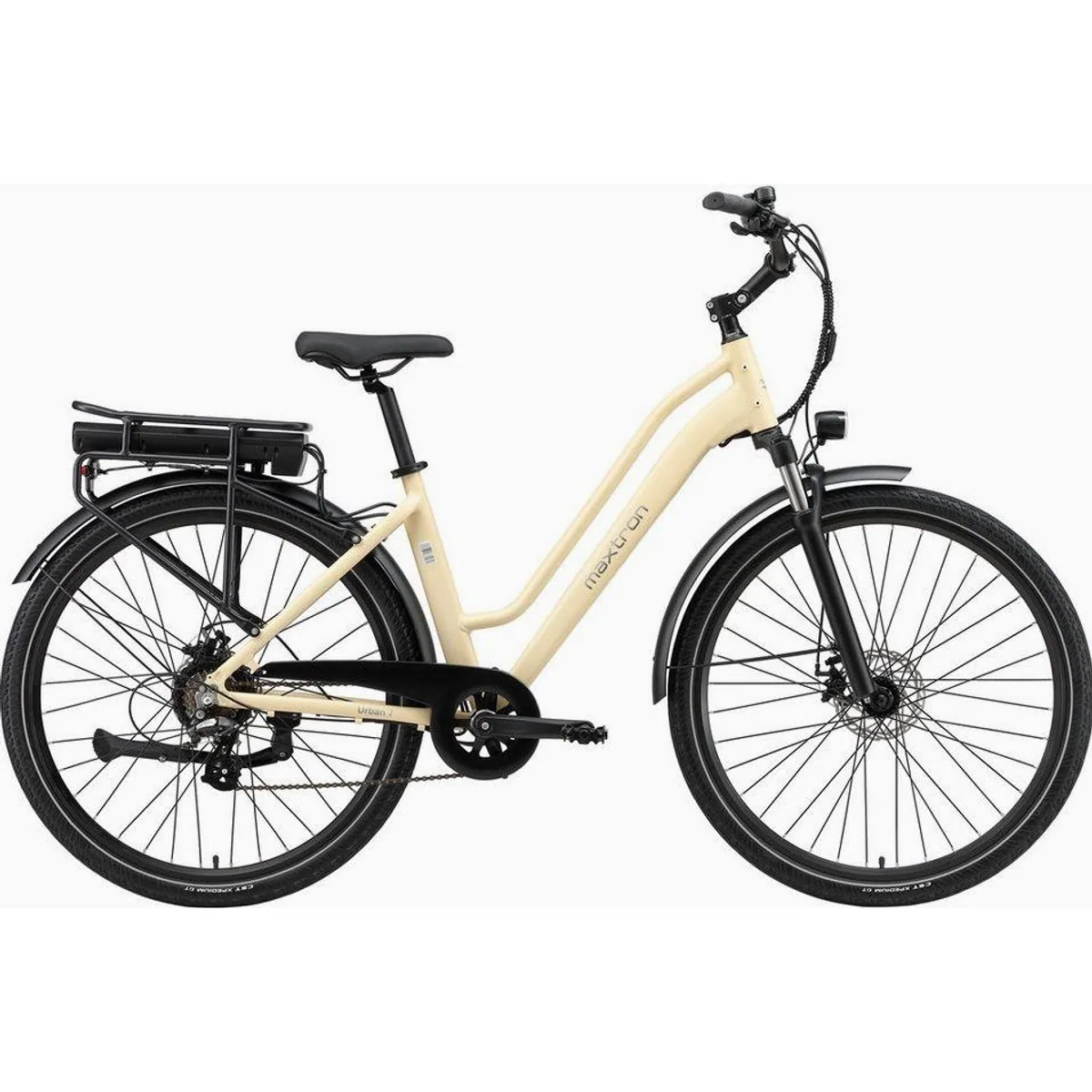 Maxtron Urban 7 E-Citybike, 7-Gang Shimano, 460,8 Wh Akku, Tiefeinsteiger für Damen