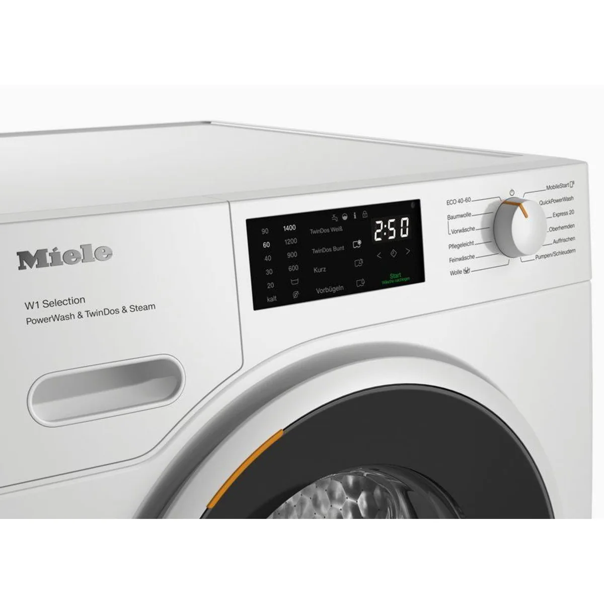 Miele WSG883 WCS PWash&TDos&Steam, 9 kg, 1400 U/min, automatische Waschmitteldosierung 3