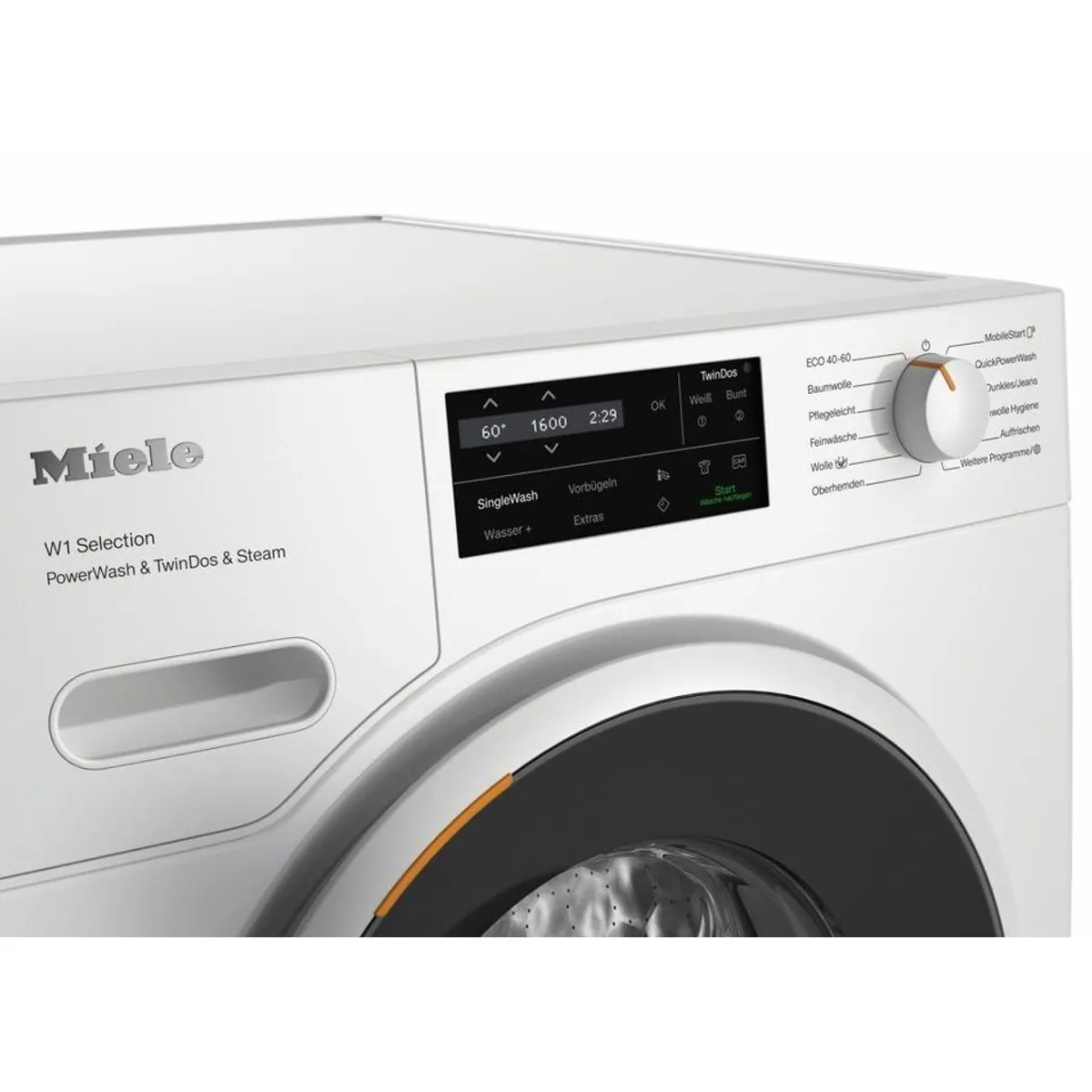 Miele WSJ883 WCS PWash&TDos&Steam, 9 kg, 1600 U/min, energieeffizient und leistungsstark 3