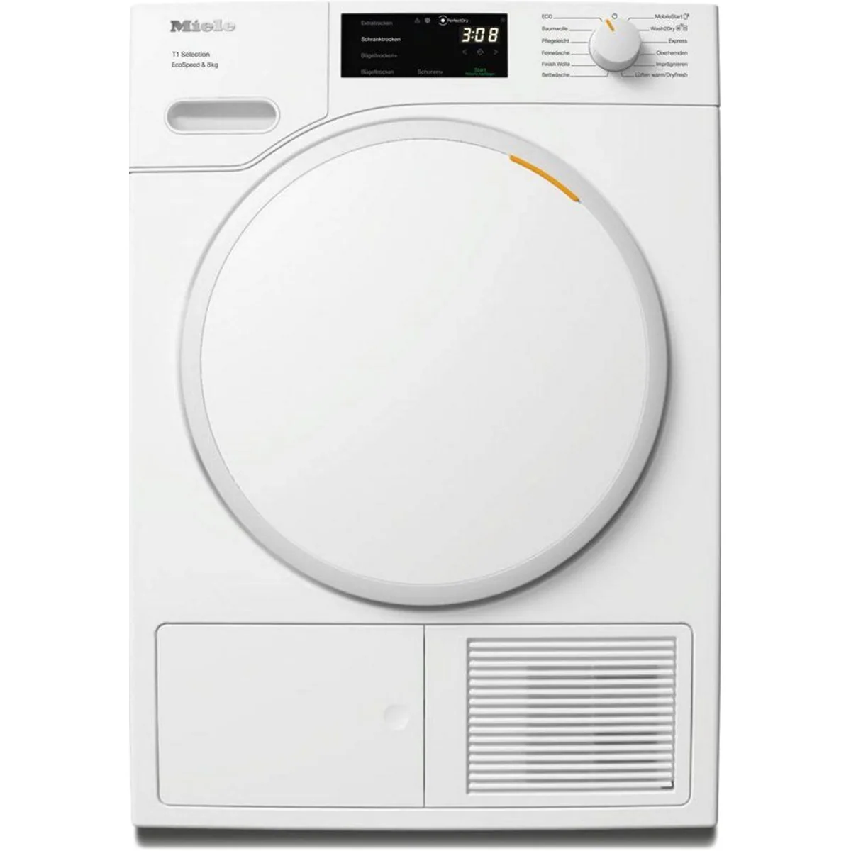 Miele TSB643WP Wärmepumpentrockner, 8 kg Kapazität, langlebige Technologie
