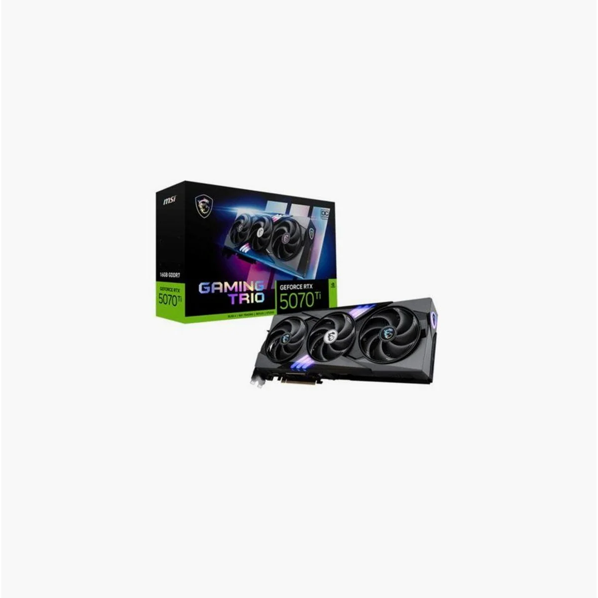 MSI GeForce RTX 5070 Ti 16G GAMING TRIO OC, beeindruckende Leistung, optimierte Kühlung, stilvolles Design