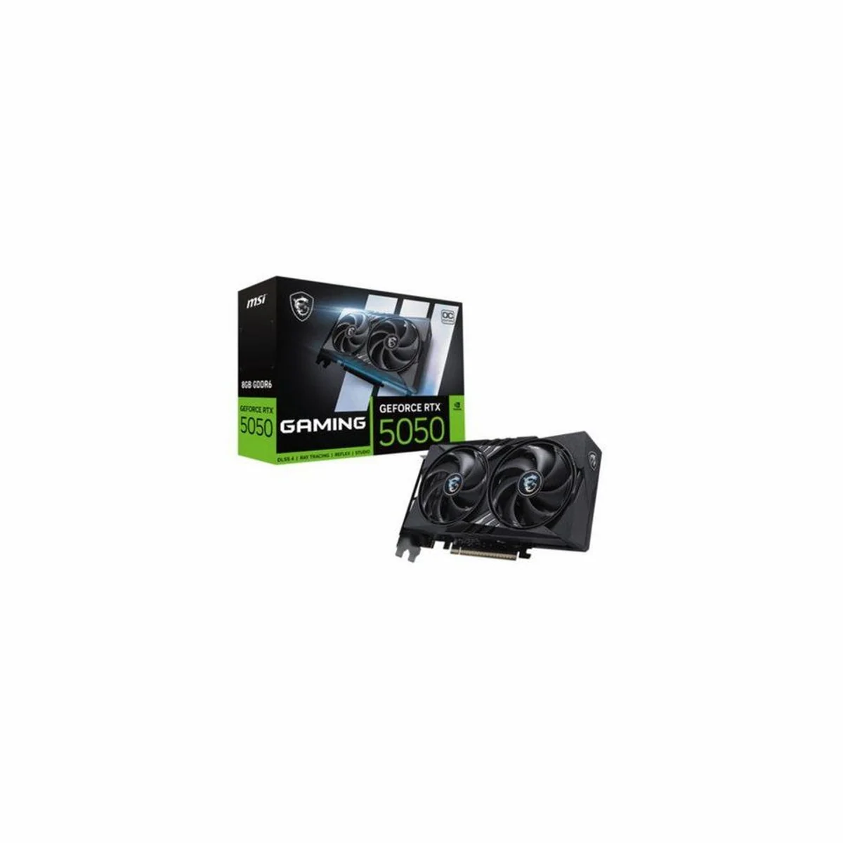 MSI GeForce RTX 5050 8G GAMING OC, leistungsstarke Grafik, optimierte Kühlung, beeindruckende 4K-Grafik