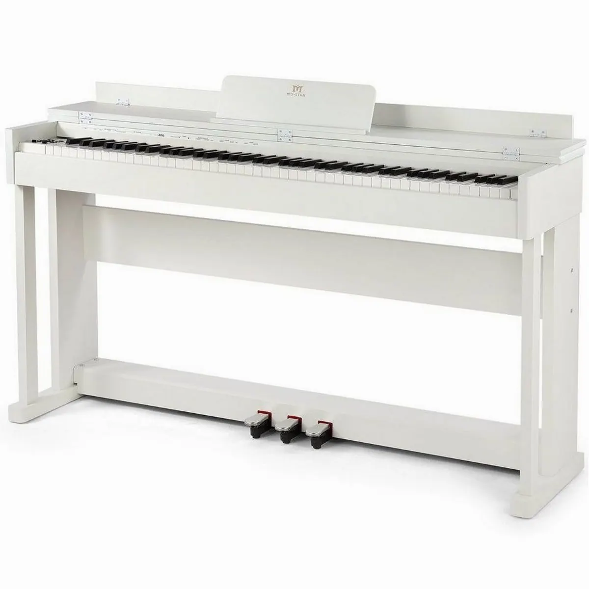 MUSTAR Digitalpiano E-Piano, 88 Tasten, Hammermechanik, USB/MIDI-Anschluss