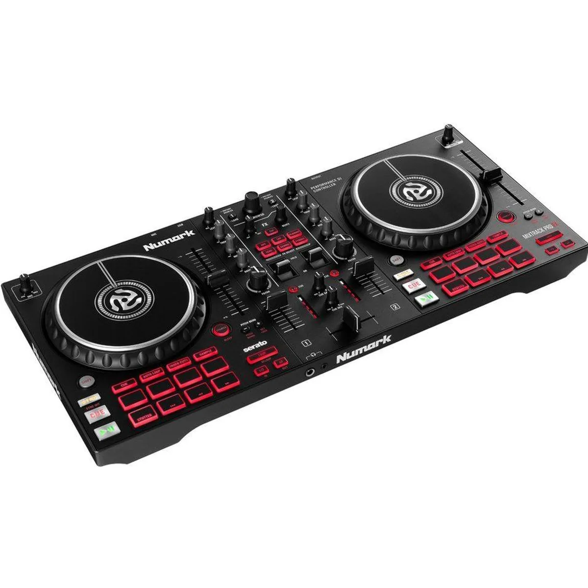 Numark Mixtrack Pro FX DJ-Controller, intuitives Layout, integrierte Soundkarte 2