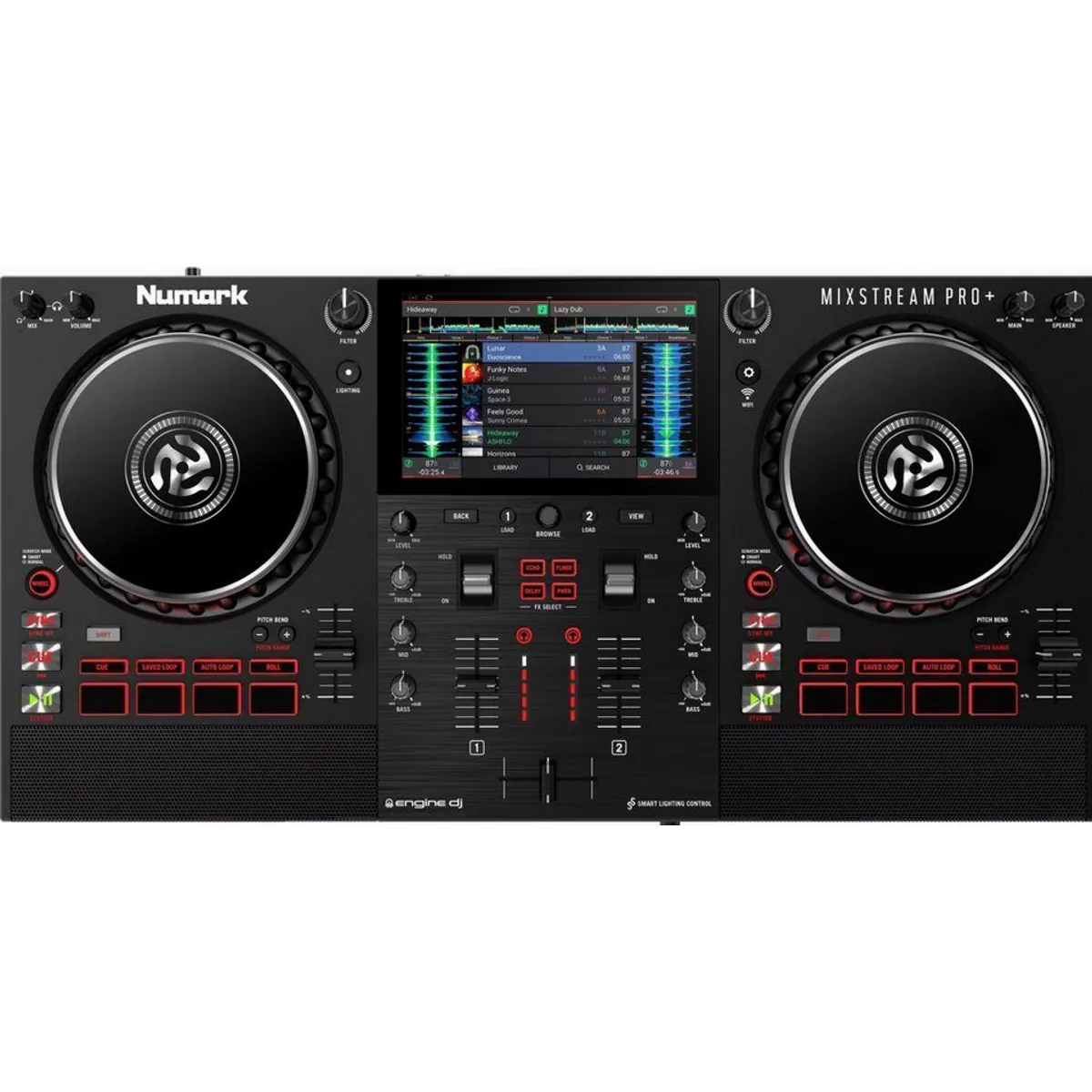 Numark Mixstream Pro+, leistungsstarker DJ Controller mit Cloud-Integration