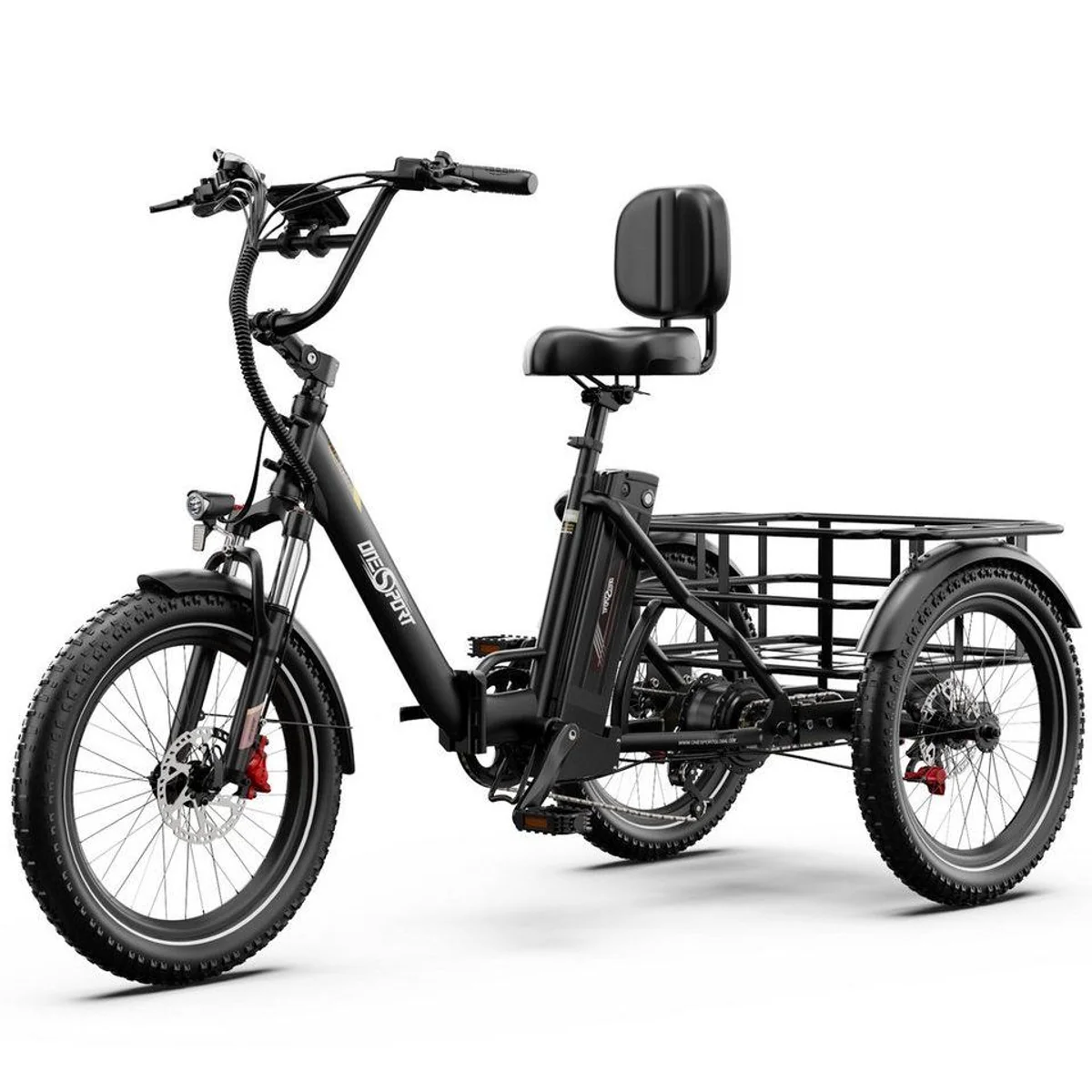 Onesport OT30 Pro E-Dreirad, faltbares Design, 864Wh Akku, 250W Motor