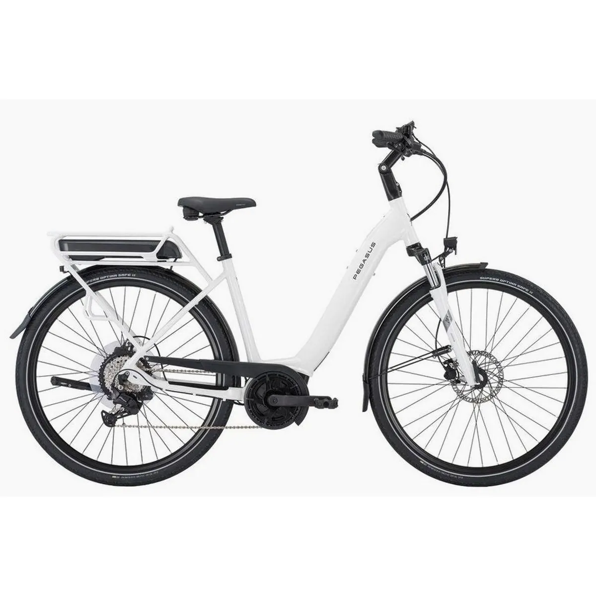 Pegasus Solero E8 Plus 500 Wh Damen E-Bike, Bosch Active Line Plus, 8-Gang Shimano, SR Suntour Federgabel
