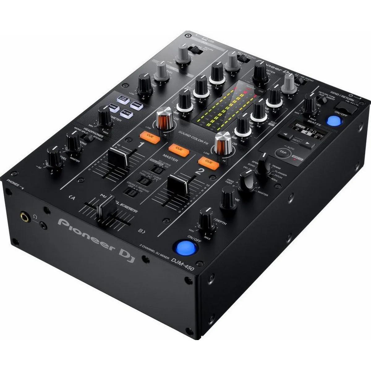 Pioneer DJM-450 Mischpult, 2-Kanal-Design, intuitive Bedienung, hochwertige Magvel-Fader