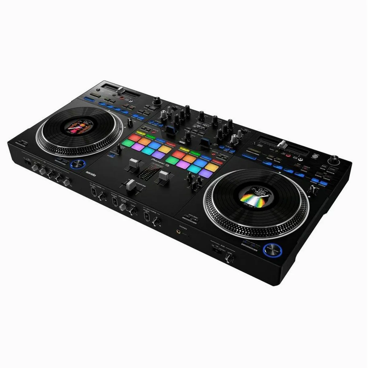 Pioneer DJ DDJ-REV7 DJ Controller, motorisierte Plattenteller, umfangreiche Effekte