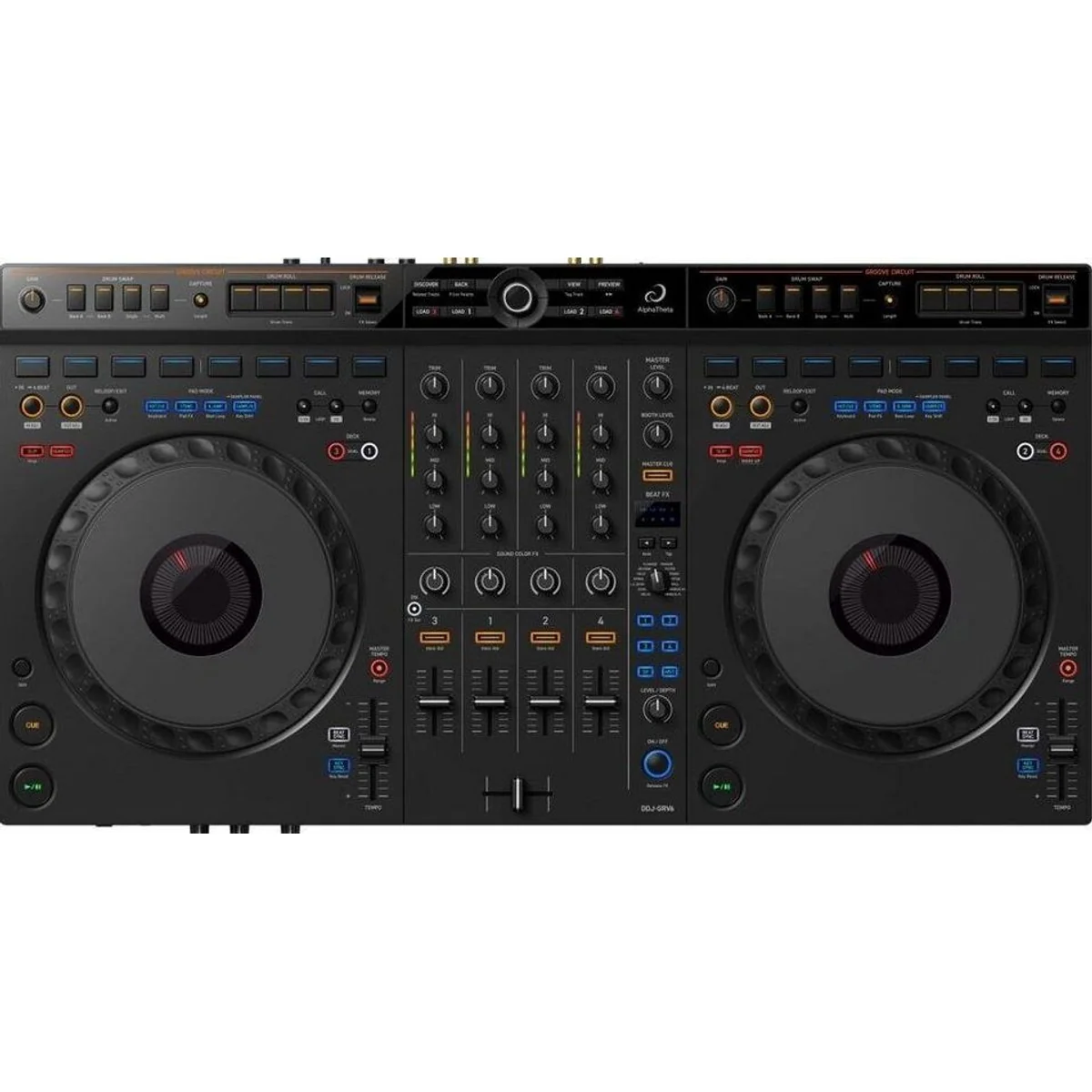 Pioneer DJ DDJ-GRV6 Controller, Groove Circuit, Smart Rotary Selector, Stems FX