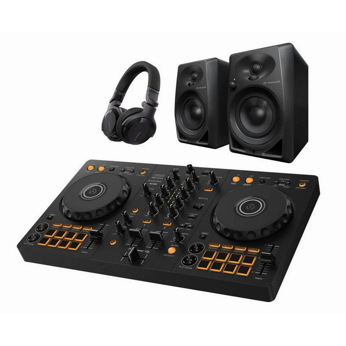 Pioneer DJ DDJ-FLX4 DJ Controller, Benutzerfreundliches Layout und Streaming-Kompatibilität