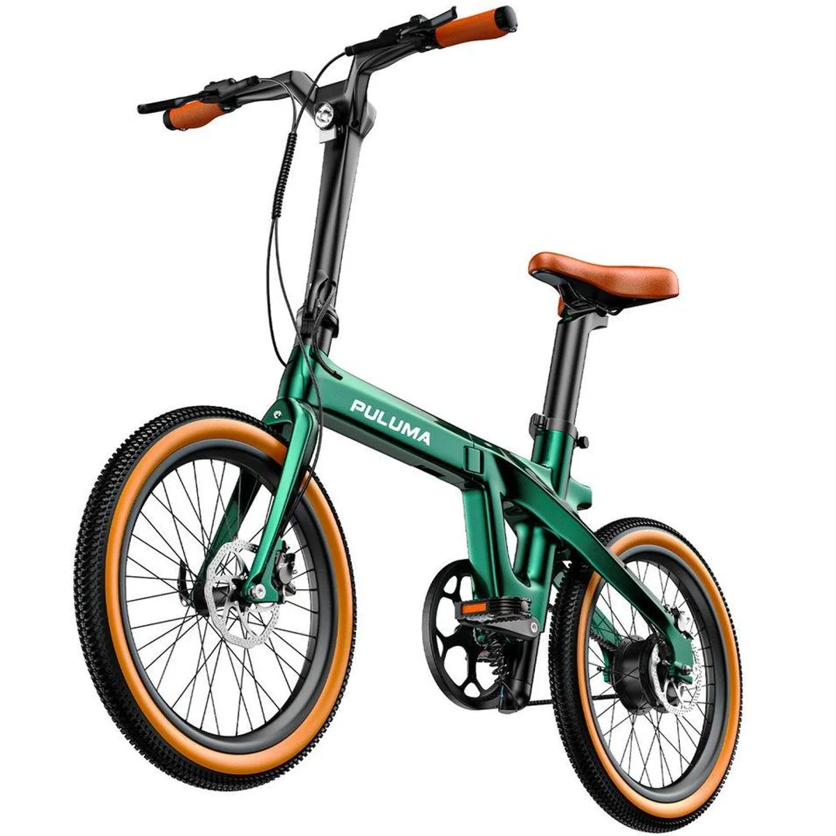 PixelPilot E-Bike Klapprad 20 Zoll, leichter Carbonrahmen, 36V Akku — faltbar, bis 25 km/h, 3 Gang