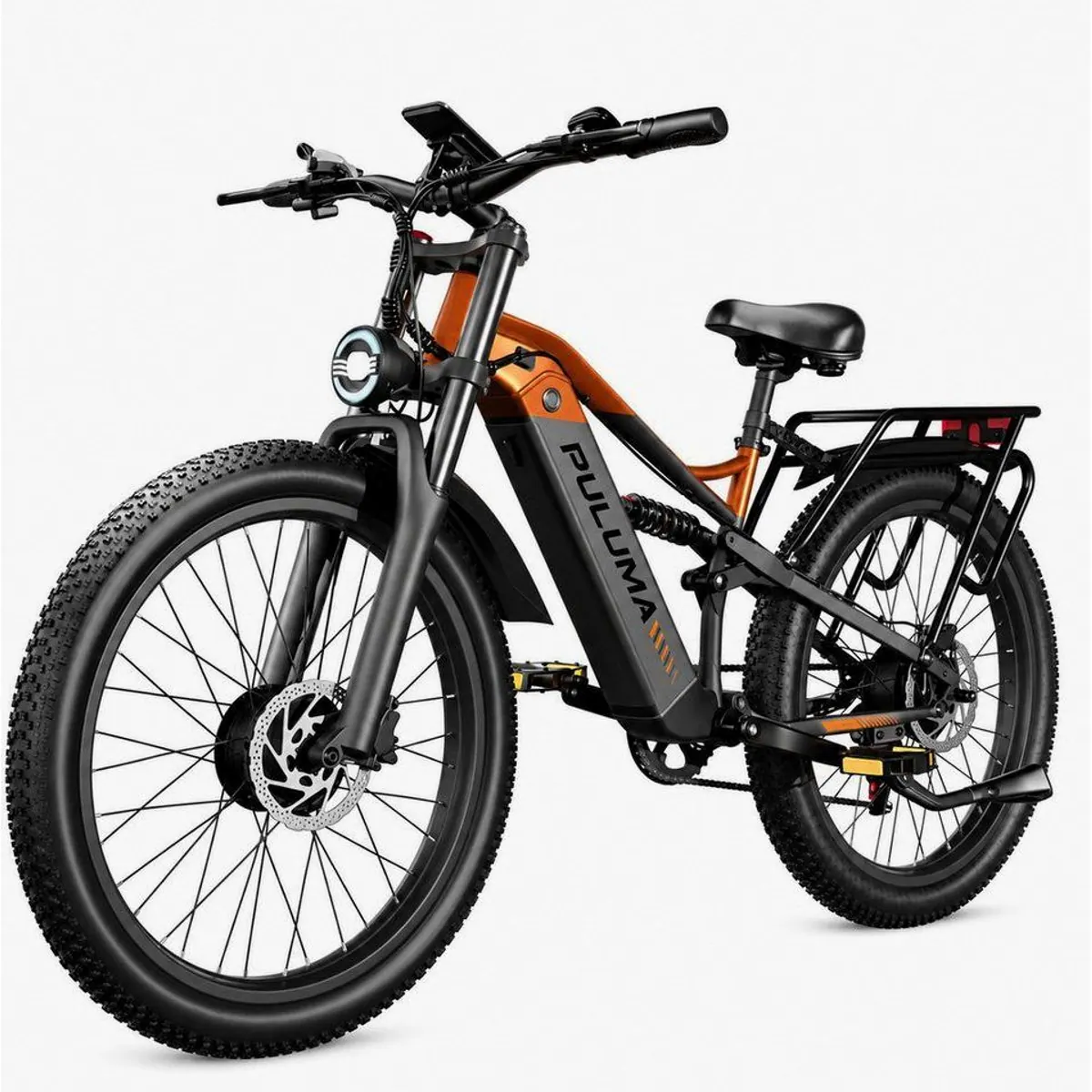 PixelPilot E-Bike Cityrad, 26 Zoll Fully Fatbike, 20Ah Akku, Shimano 7-Gang