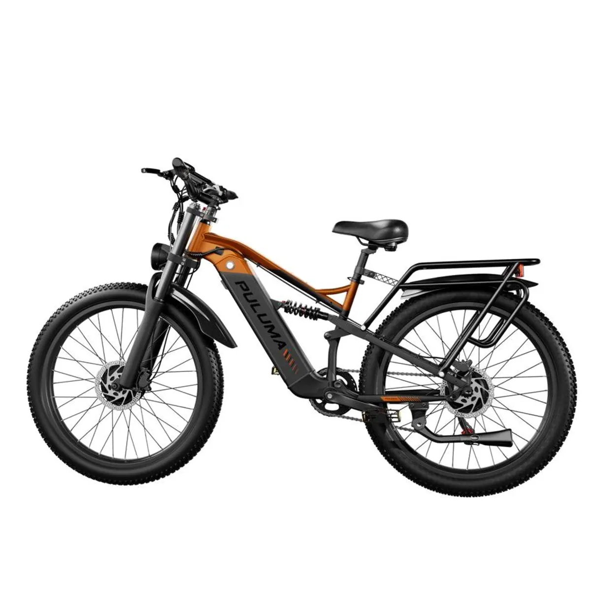 PixelPilot E-Bike Cityrad, 26 Zoll Fully Fatbike, 20Ah Akku, Shimano 7-Gang 2