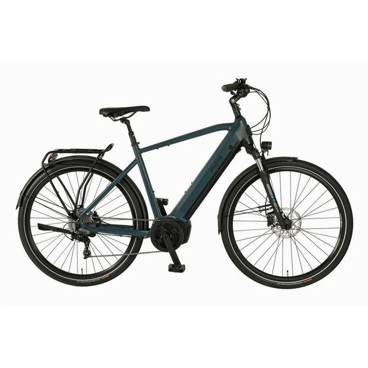 Prophete Entdecker 4.8 E-Bike, kraftvoller Mittelmotor, 10-Gang Kettenschaltung